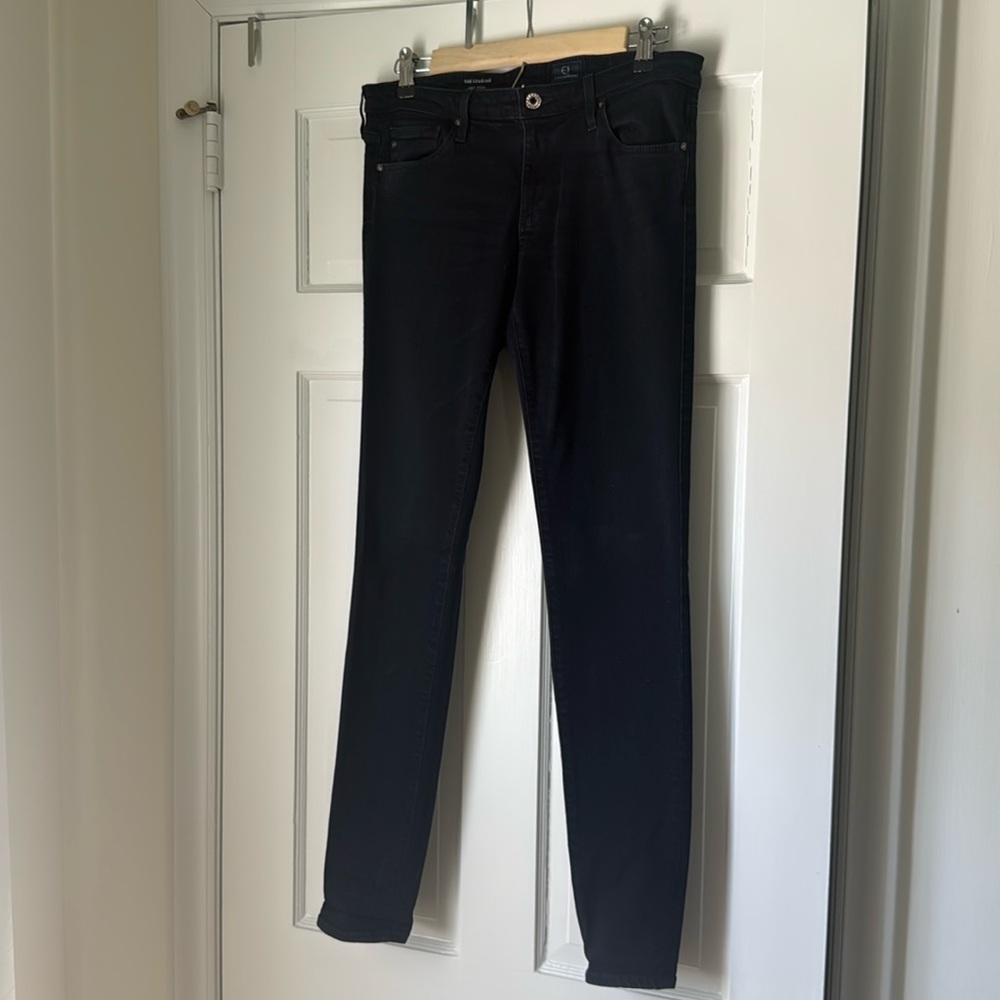 AG Jeans, The Legging, skinny leg dark blue wash